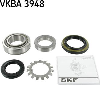 SKF VKBA 3948 - Комплект подшипника ступицы колеса autosila-amz.com
