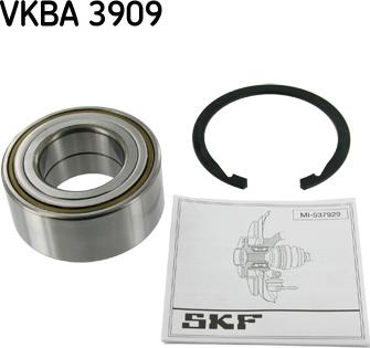 SKF VKBA 3909 - Комплект подшипника ступицы колеса autosila-amz.com