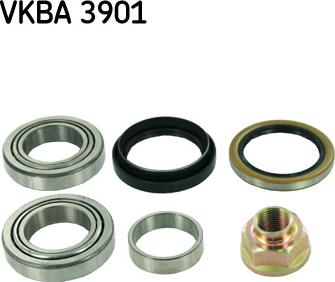 SKF VKBA 3901 - Комплект подшипника ступицы колеса autosila-amz.com