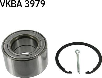 SKF VKBA 3979 - Комплект подшипника ступицы колеса autosila-amz.com