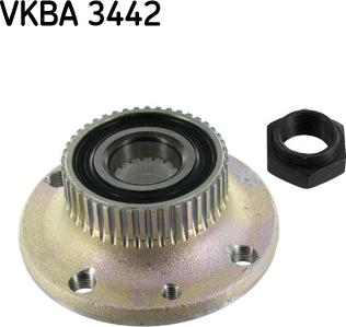 SKF VKBA 3442 - Комплект подшипника ступицы колеса autosila-amz.com