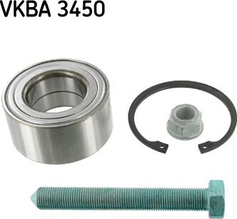 SKF VKBA 3450 - Комплект подшипника ступицы колеса autosila-amz.com