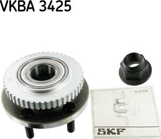 SKF VKBA 3425 - Комплект подшипника ступицы колеса autosila-amz.com