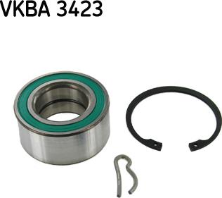 SKF VKBA 3423 - Комплект подшипника ступицы колеса autosila-amz.com