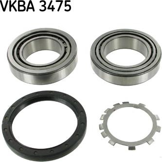 SKF VKBA 3475 - Комплект подшипника ступицы колеса autosila-amz.com