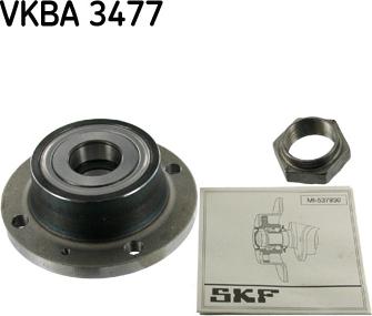 SKF VKBA 3477 - Комплект подшипника ступицы колеса autosila-amz.com