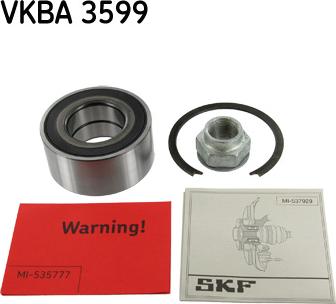SKF VKBA 3599 - R158.55=K-01/32 !к-кт подшипника ступ. пер.\ Fiat Stilo 2.4 20V 01> ABS autosila-amz.com