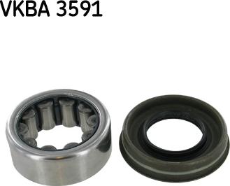 SKF VKBA 3591 - Комплект подшипника ступицы колеса autosila-amz.com