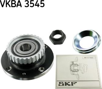 SKF VKBA 3545 - Ступица колеса, поворотный кулак autosila-amz.com