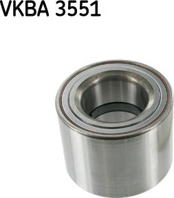 SKF VKBA 3551 - Комплект подшипника ступицы колеса autosila-amz.com