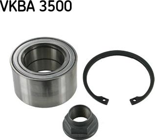 SKF VKBA 3500 - Комплект подшипника ступицы колеса autosila-amz.com