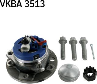 SKF VKBA 3513 - Комплект подшипника ступицы колеса autosila-amz.com