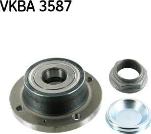 SKF VKBA 3587 - Комплект подшипника ступицы колеса autosila-amz.com