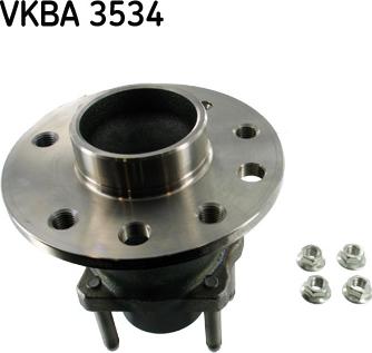 SKF VKBA 3534 - Ступица колеса, поворотный кулак autosila-amz.com