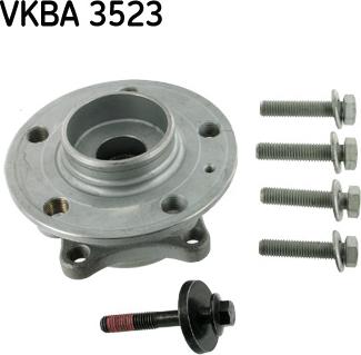 SKF VKBA 3523 - Комплект подшипника ступицы колеса autosila-amz.com