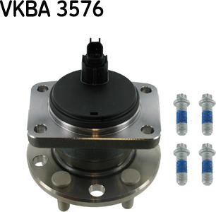 SKF VKBA 3576 - Комплект подшипника ступицы колеса autosila-amz.com