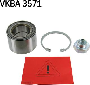 SKF VKBA 3571 - Комплект подшипника ступицы колеса autosila-amz.com
