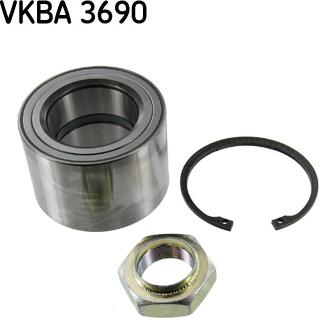 SKF VKBA 3690 - Комплект подшипника ступицы колеса autosila-amz.com
