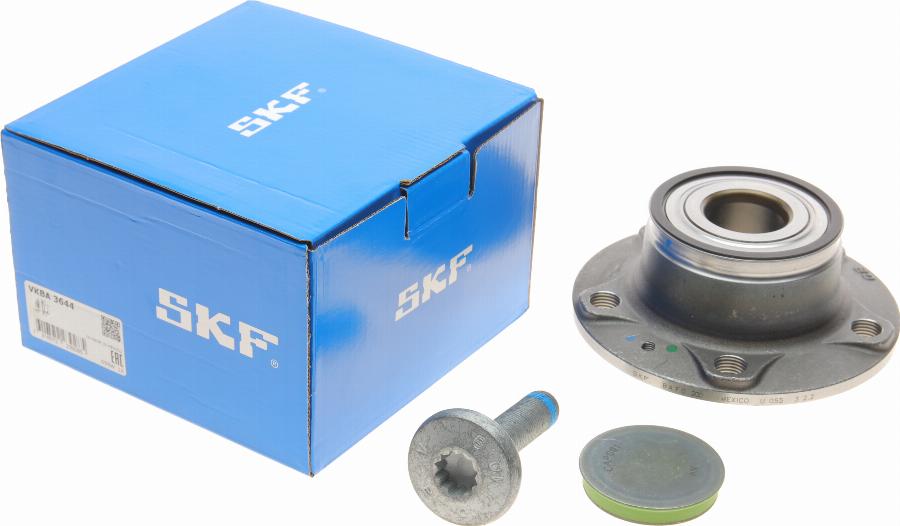 SKF VKBA 3644 - Комплект подшипника ступицы колеса autosila-amz.com