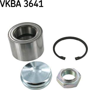 SKF VKBA 3641 - Комплект подшипника ступицы колеса autosila-amz.com