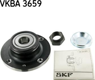 SKF VKBA 3659 - Комплект подшипника ступицы колеса autosila-amz.com