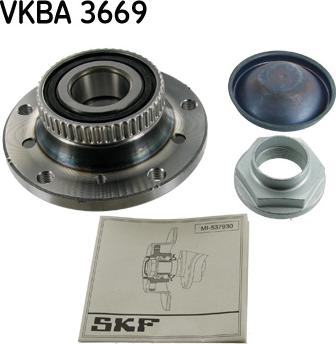 SKF VKBA 3669 - Комплект подшипника ступицы колеса autosila-amz.com