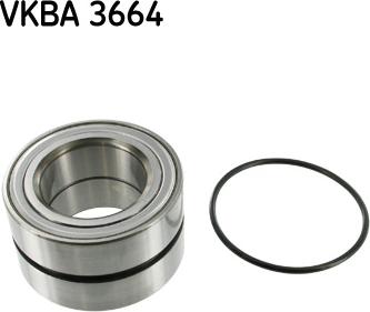 SKF VKBA 3664 - Комплект подшипника ступицы колеса autosila-amz.com