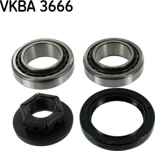 SKF VKBA 3666 - Комплект подшипника ступицы колеса autosila-amz.com