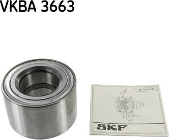 SKF VKBA 3663 - Комплект подшипника ступицы колеса autosila-amz.com