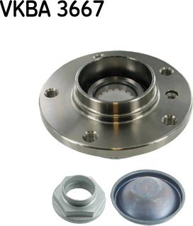 SKF VKBA 3667 - Комплект подшипника ступицы колеса autosila-amz.com