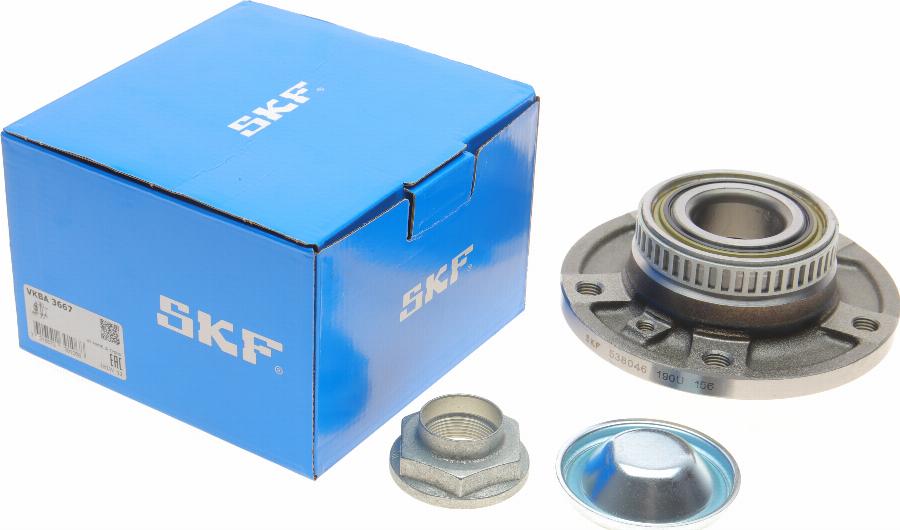 SKF VKBA 3667 - Комплект подшипника ступицы колеса autosila-amz.com