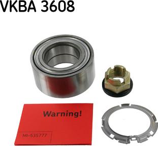 SKF VKBA 3608 - Комплект подшипника ступицы колеса autosila-amz.com