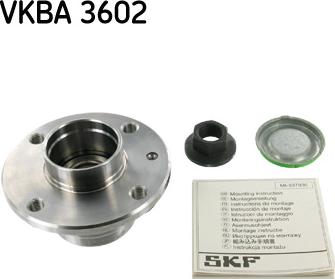 SKF VKBA 3602 - Комплект подшипника ступицы колеса autosila-amz.com