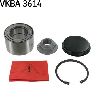 SKF VKBA 3614 - Комплект подшипника ступицы колеса autosila-amz.com