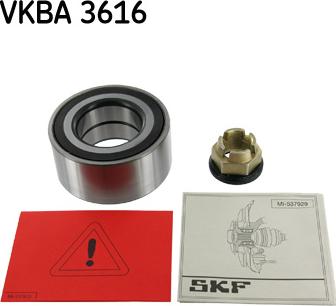 SKF VKBA 3616 - Комплект подшипника ступицы колеса autosila-amz.com