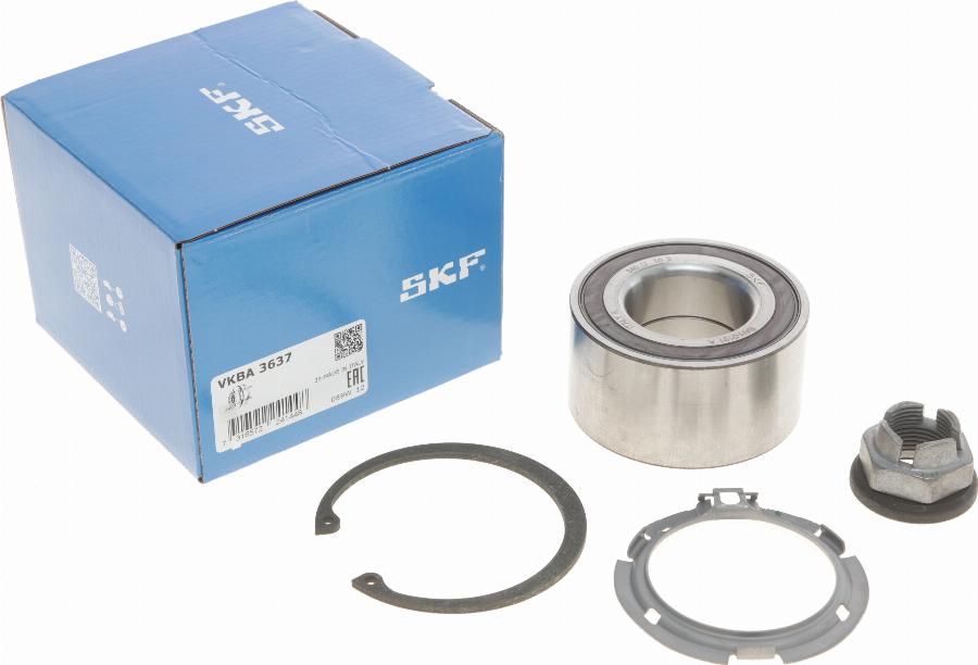 SKF VKBA 3637 - Комплект подшипника ступицы колеса autosila-amz.com