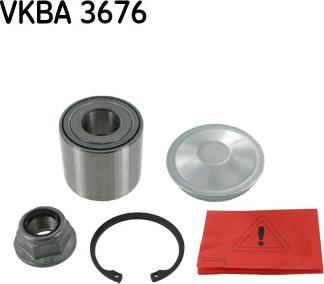 SKF VKBA 3676 - Комплект подшипника ступицы колеса autosila-amz.com