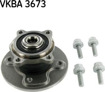 SKF VKBA 3673 - Комплект подшипника ступицы колеса autosila-amz.com