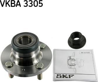 SKF VKBA 3305 - Комплект подшипника ступицы колеса autosila-amz.com