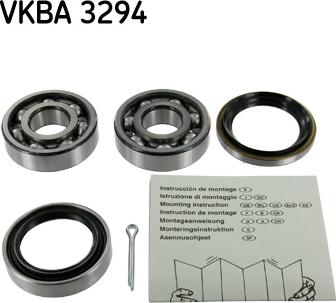 SKF VKBA 3294 - Комплект подшипника ступицы колеса autosila-amz.com