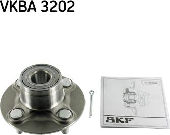 SKF VKBA 3202 - Комплект подшипника ступицы колеса autosila-amz.com
