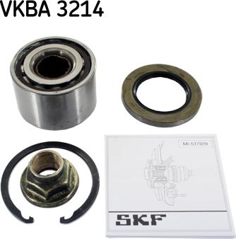 SKF VKBA 3214 - Комплект подшипника ступицы колеса autosila-amz.com