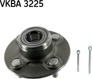 SKF VKBA 3225 - Комплект подшипника ступицы колеса autosila-amz.com