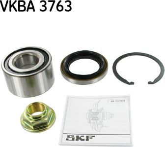 SKF VKBA 3763 - Комплект подшипника ступицы колеса autosila-amz.com