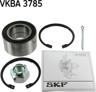 SKF VKBA 3785 - Комплект подшипника ступицы колеса autosila-amz.com