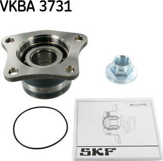 SKF VKBA 3731 - Комплект подшипника ступицы колеса autosila-amz.com