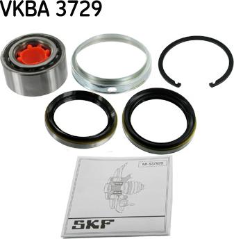 SKF VKBA 3729 - Комплект подшипника ступицы колеса autosila-amz.com