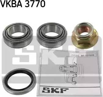 SKF VKBA 3770 - Комплект подшипника ступицы колеса autosila-amz.com