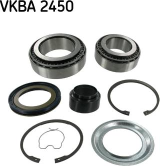 SKF VKBA 2450 - Комплект подшипника ступицы колеса autosila-amz.com