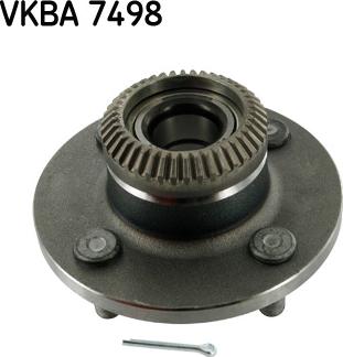 SKF VKBA 7498 - Комплект подшипника ступицы колеса autosila-amz.com